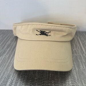 Burberry Golf Logo Sun Visor Women’s Hat Original Collection Vintage